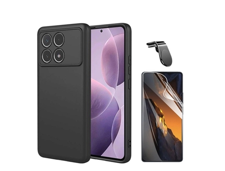 Protector de Pantalla Full Cover Frente para Xiaomi Xiaomi Poco F6 Pro PHONECARE Negro