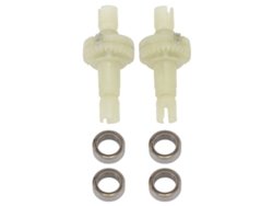 2 Piezas Diferencial De Coche Rc Con Rodamientos Para Wltoys 284010 284161 K989 Piezas Repuesto