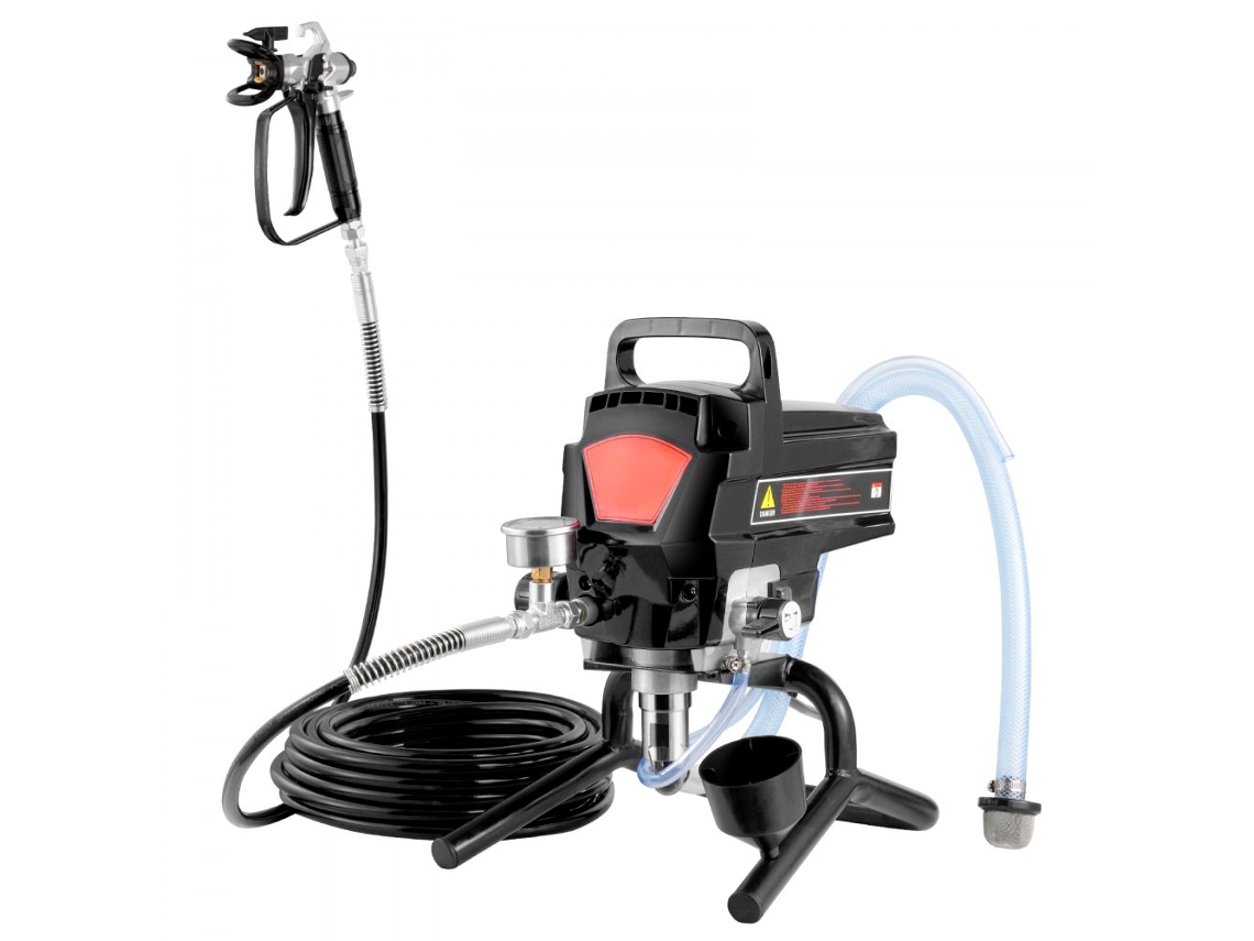 Pistola de pintura eléctrica sin aire de 950 W y 3000 Psi con caudal de 2 L/min Tekmaquinas