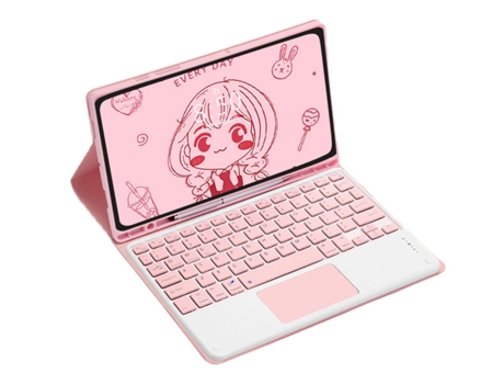 Carcasa Flip Cover y Teclado Bluetooth YIMGOTTA PS-T500C para Samsung Tab A7 10.4(2020)T500/T505