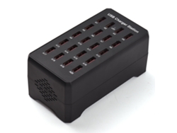 Bloque De Cargador Usb C 20 Puertos 100w Concentrador De Carga Rápida Inteligente Para Múltiples Dispositivos