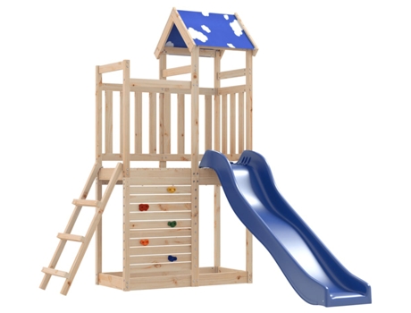 Parque Infantil De Exterior VIDAXL Marrón Madera