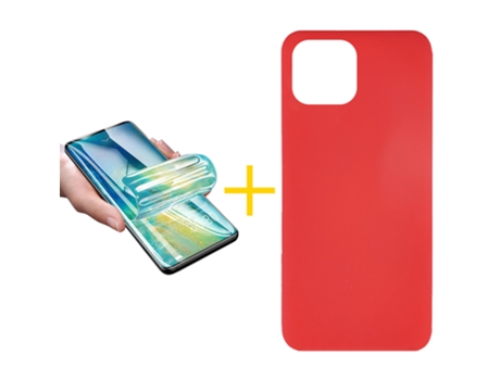 Conjunto de Protector de Pantalla para iPhone 11 Pro Max SKYHE Rojo (1un)