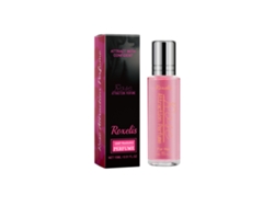 Perfume con fragancia de rosa clara