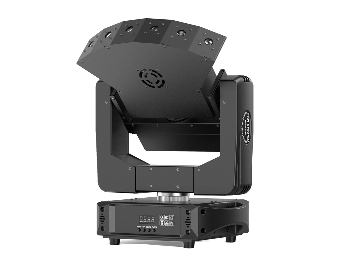 Luz láser, efectos RGB, control por voz y compatibilidad con DMX, negro, enchufe europeo OEM