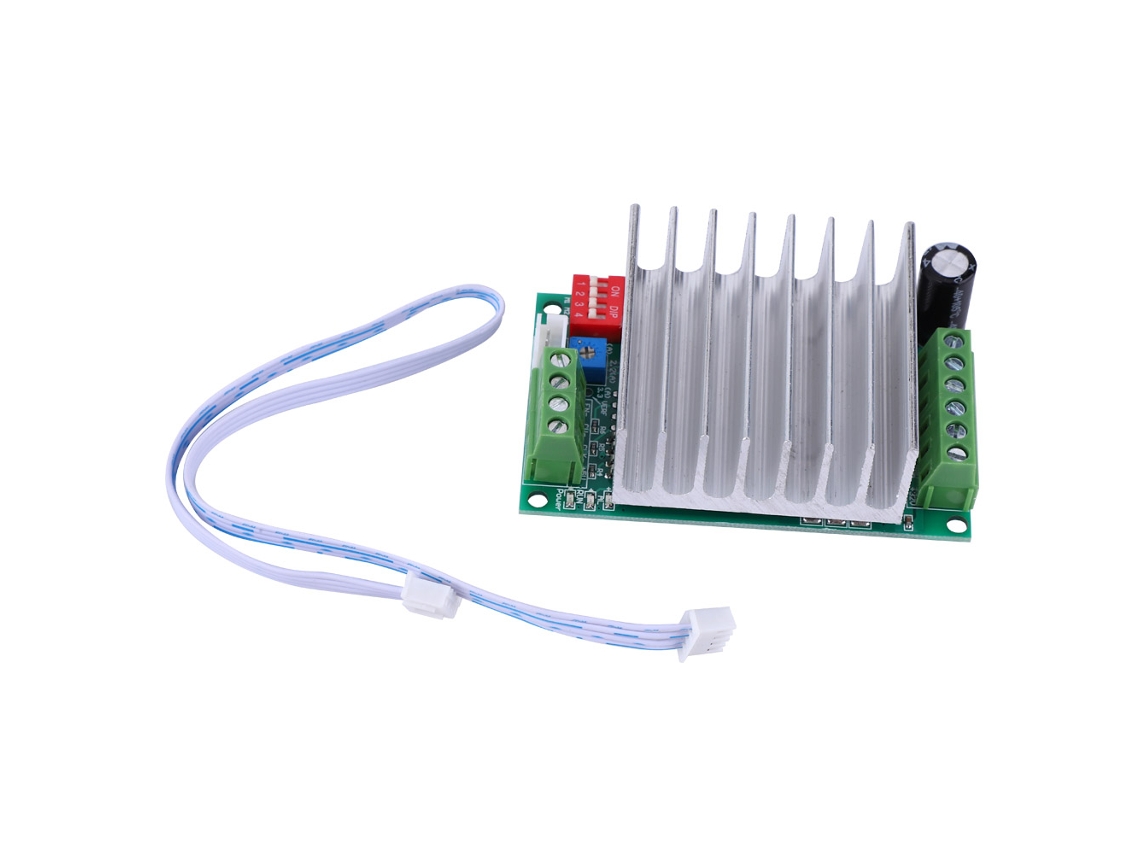 Controlador de motor paso a paso TB6600 de CC, 10-45 V, 2/4 fases, 4,5 A, con cable de señal