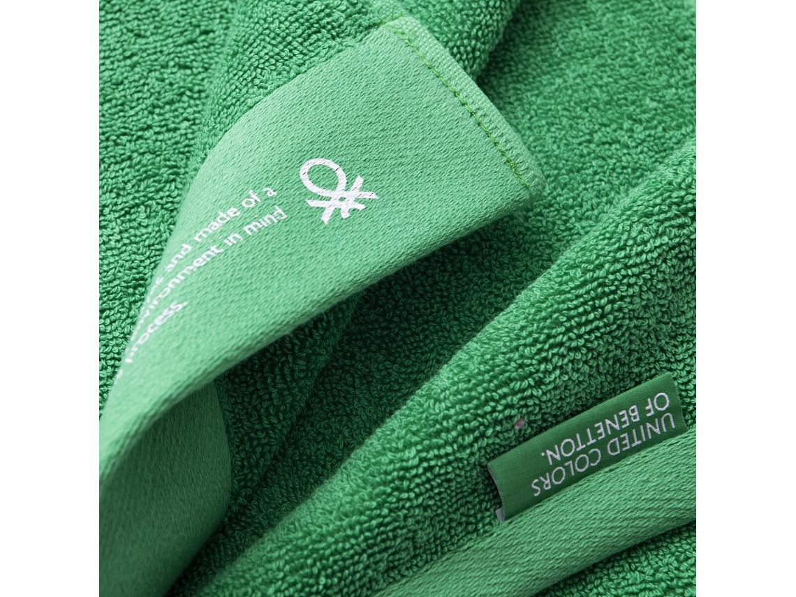 Toalla de baño BENETTON ORGÁNIC BE (Verde - Algodón - 100 % algodón)