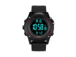 Reloj Electrónico Deportivo Para Hombre Con Correa De Silicona Display Digital Rojo