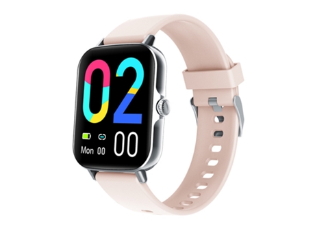 SHAH ARPAN Smart Watch F107 Bluetooth Llamada Ejercicio Frecuencia Cardíaca Presión Arterial Oxígeno Sanguíneo, Rosa