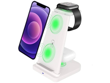 Estación de Carga Sem Rápido Iwat para iPhone 11 Pro/XS/8/XR/11 Pro Max/11/XS Max YIZHOOD Blanco