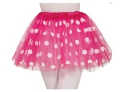 Tutú rosa con Topos de 30 cm infantil