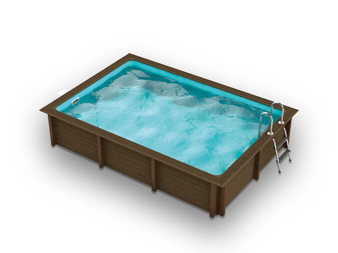 Piscina de Hormigón en Kit Rectangular NATURALIS 01 R15 2,90x4,31m altura 1,28m