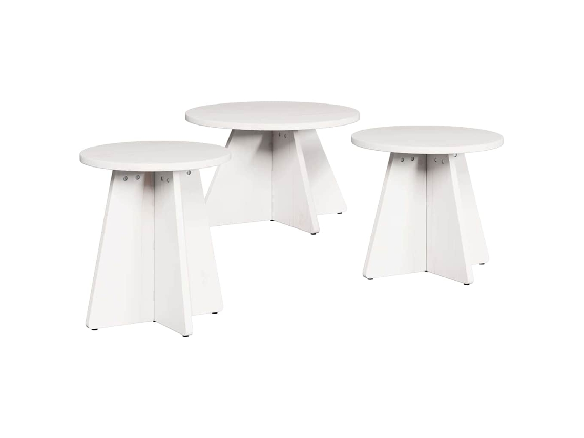 Maison Exclusive - Mesa De Café 3 Pcs