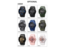 Reloj Digital Skmei Para Hombre, Resistente Al Agua Hasta 5 Atm, Con Doble Modo De Hora, Alarma Y Cronómetro. Regalo Ideal.
