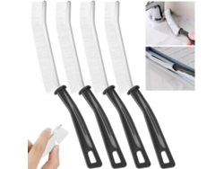 Cepillo Para Limpiar Huecos De Baño, 4 Piezas (blanco)