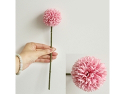 Ramo De Flores Artificiales De Hortensias, Bola De Seda Artificial, Crisantemo Rosa, Decoración De Mesa, Sala De Estar, Hogar