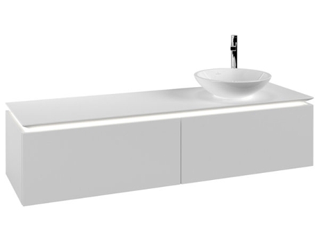 Villeroy &amp Boch Legato Vanity unit B597 1600x380x500mm lavabo a la derecha iluminación LED