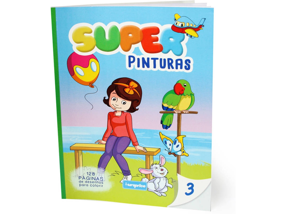 Libro Super Pinturas - 3 de EUROPRICE (Portugués)