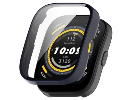 Cubierta protectora de película templada integrada Amazfit Bip 5 para pieza (azul)