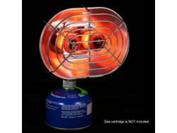 Calefactor De Aire Portátil Para Exteriores Con Dos Quemadores Para Camping Y Uso Al Aire Libre Con Base Plegable.