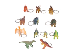 Ats-12 Llaveros De Dinosaurio Diferentes Estilos Animales Simulados Regalos Decoración Llavero K2108