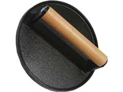 Aplanador De Hamburguesas Moldeador Redondo Metal Antiadherente Para Carne Molida Accesorio Antideslizante Plancha Jard