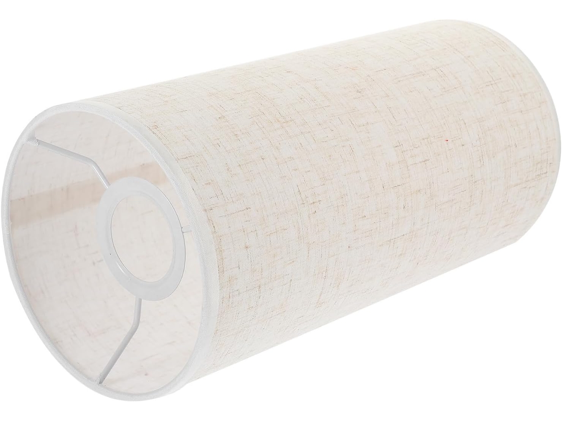 Lámpara de mesa de lino E27 Beige Uniform SFUSHOS