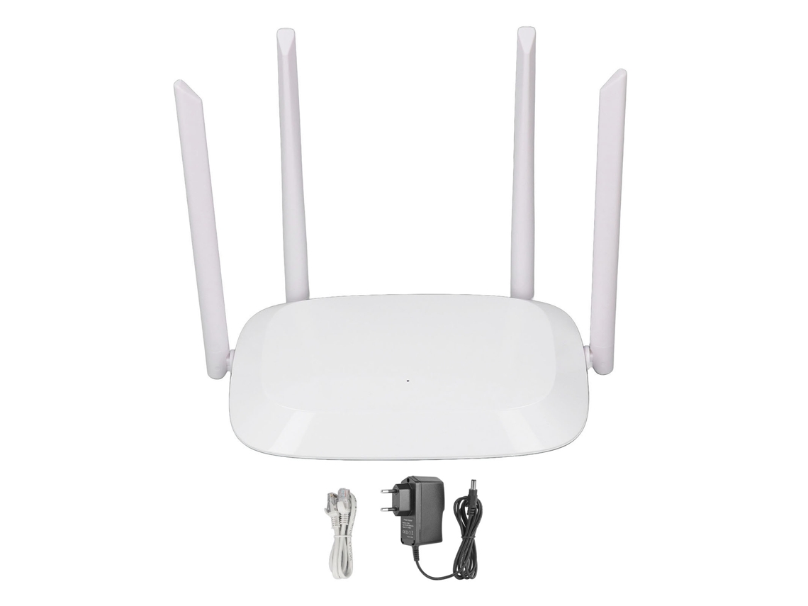 Enrutador Wifi Inalámbrico 4 Antenas 300mbps Alto Velocidad Para Juegos Navegación Hogar Conector Eu