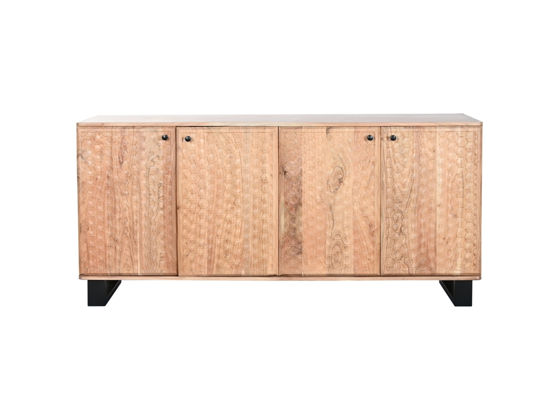 Buffet Acacia Metal 170x40x80cm