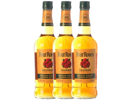 Whisky Bourbon FOUR ROSES Four Roses (0.7 L - 3 unidades)