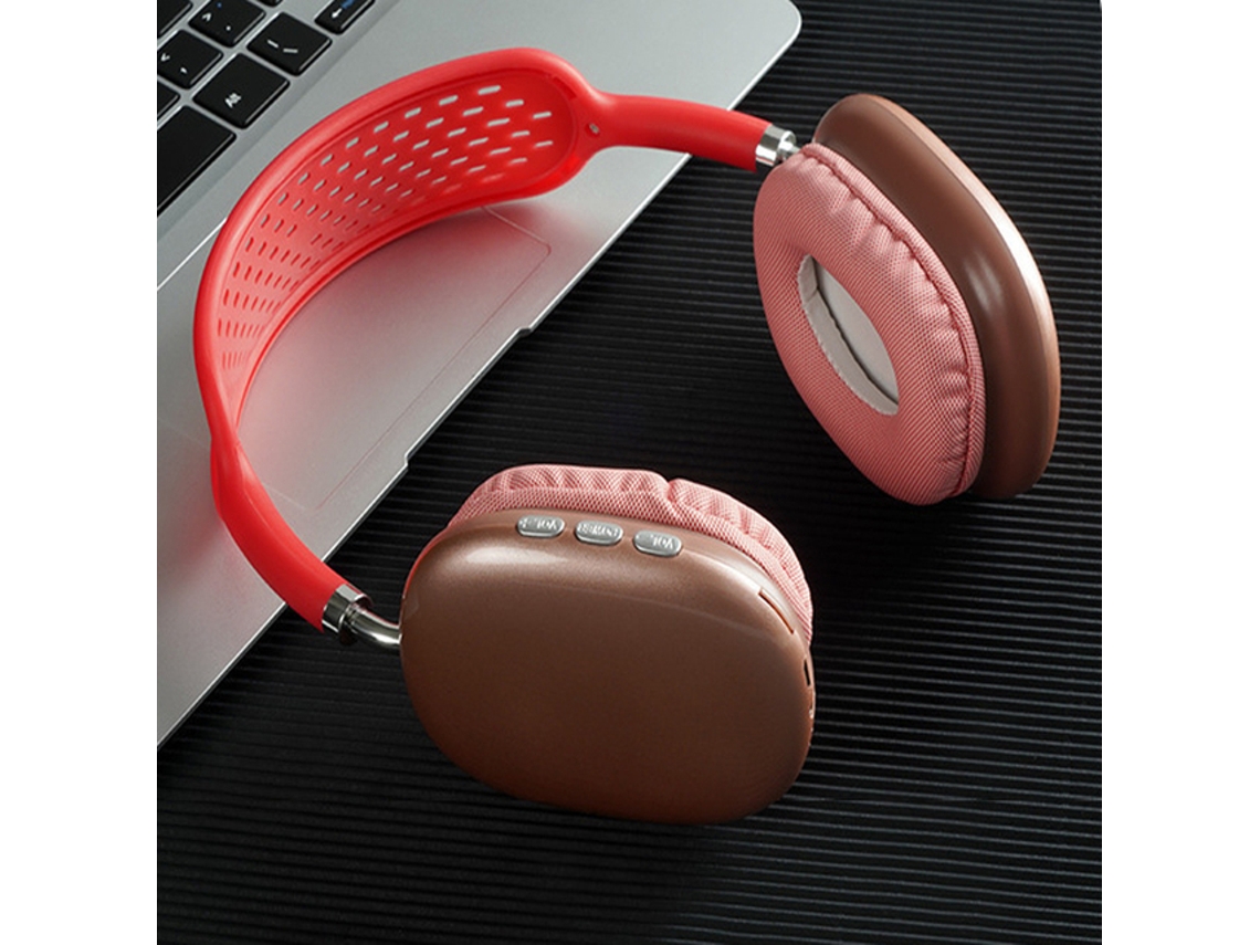 P9 Auriculares Bluetooth Inalámbrico con Micrófono con Noise Cancelling Auriculares estéreo Sound Sports Gaming Auriculares Suporta TF