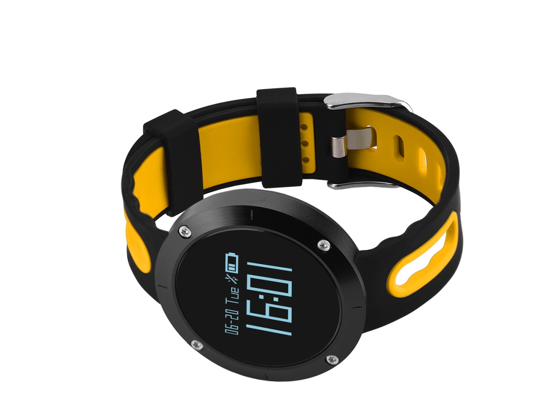 Pulsera Inteligente (monitorización De Presión Arterial, Monitorización De Frecuencia Cardíaca) Pulsera Inteligente Dm58 (negro Y Amarillo)
