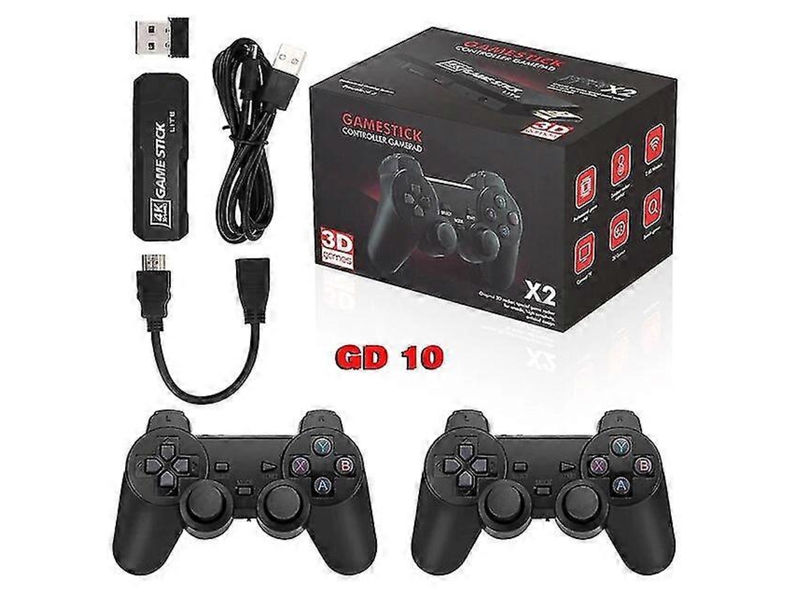 Gd20 Game Stick X2 Consola De Videojuegos 70kgames Emuelec4.3 Cpu Aigame 905m Controlador Inalámbrico 4k Hd Juegos Retro Para Ps1 N64