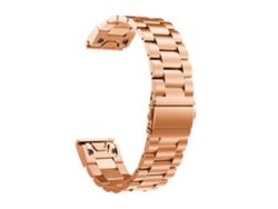 Correa Acero Inoxidável Adaptable Rosa Dorado para Garmin Descente Mk2
