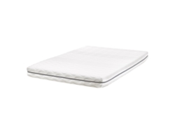 Cómodo colchón para cama doble BELIANI Jolly de Poliéster Blanco 140x200x18