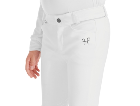 Pantalones de Niños para Equitación HORSE PILOT Design Blanco (14 años)