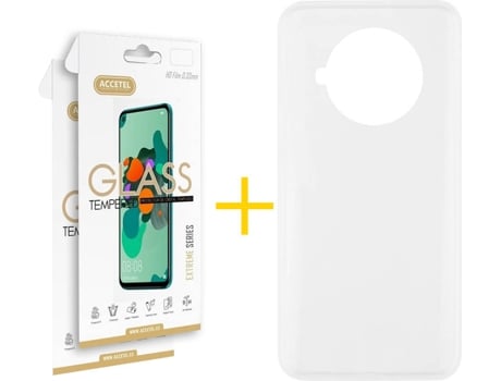 Kit Funda + Protector de Pantalla Xiaomi Mi 10T Lite 5G / Mi 10i 5G ACCETEL Cristal Templado 8759 Transparente