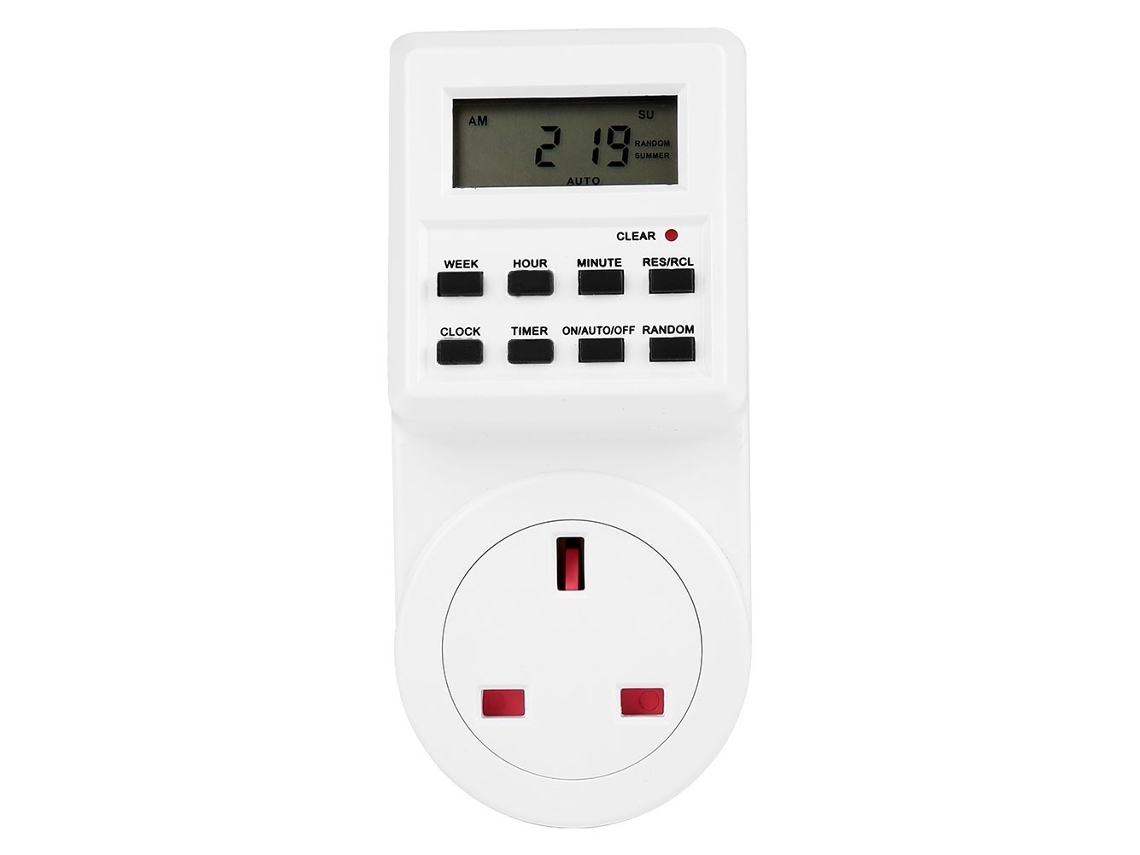 2026velora-interruptor De Temporizador Programable Semanal Digital Para Enchufe Eléctrico