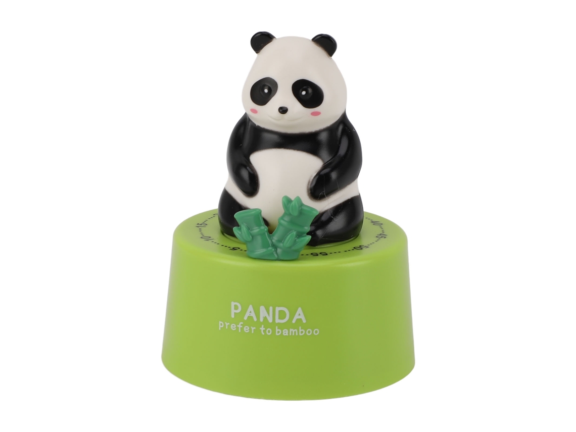 Temporizador De Cocina Mecánico Con Forma De Panda, Base Magnética, Alarma Sonora, 60 Minutos.