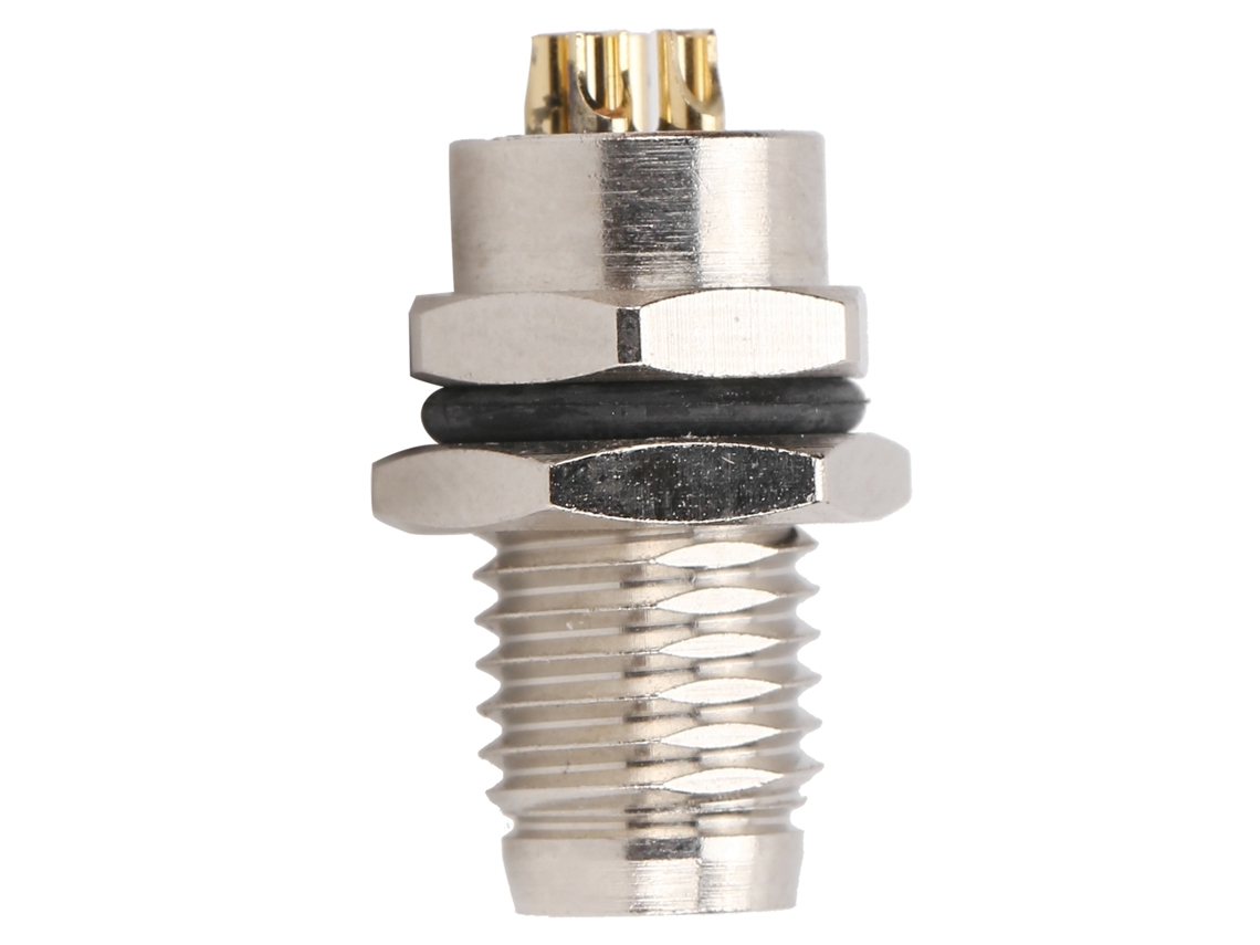 Yncm2026-zócalo Agujero 4pin Conector M8 Ip67 Montaje En Placa Resina Epoxi Sellado Electrónica Consumidor