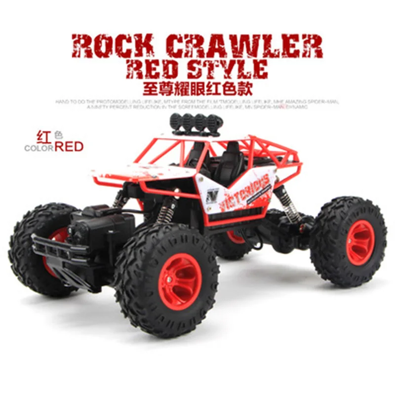 Coche De Carreras De Control Remoto 4x4, Vehículo De Escalada En Roca, Motor Dual 2.4g, Modelo De Alta Velocidad