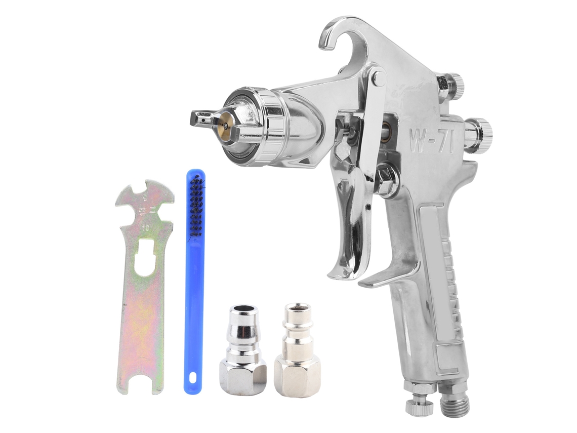 Pistola De Pintura Neumática W-71, Boquilla De 1,5 Mm, Estilo Europeo, Herramienta De Pulverización Industrial.