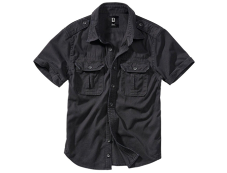 Camisa para Hombre BRANDIT Vintage Negro para Montaña (XXL)