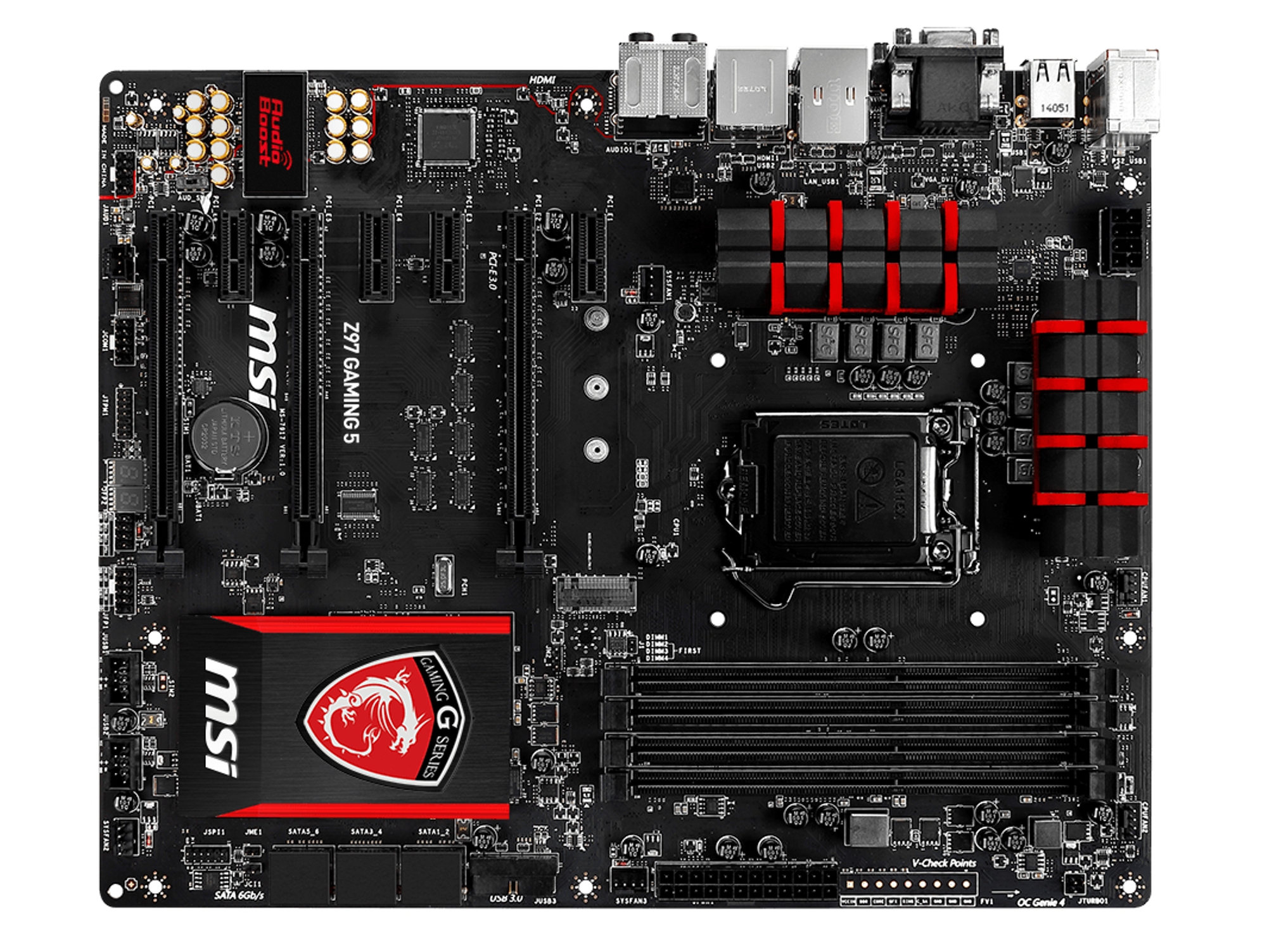 Placa Base MSI Z97 Gaming 5 (Socket LGA1150 - Intel Z97 - ATX)