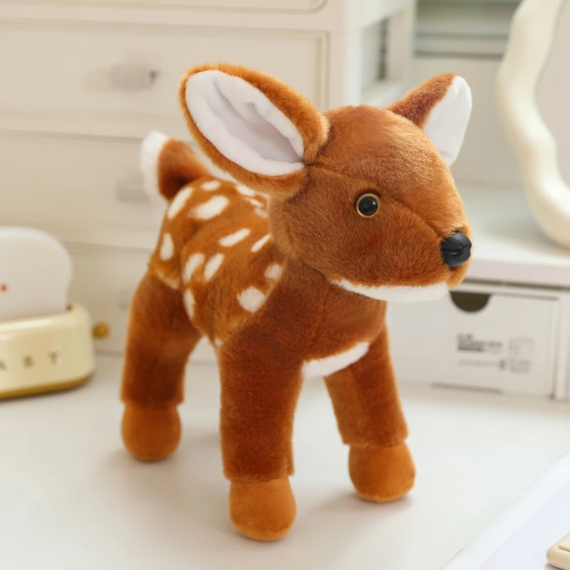 (ciervo) Lindo Peluche De Animal Hecho A Mano Para Niños