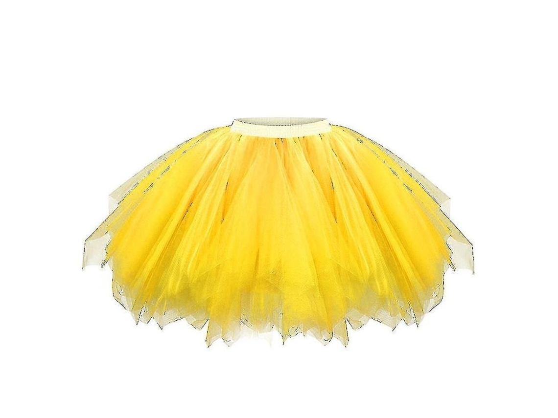 2026-falda Corta De Tela Malla Tule Princesa Con Cintura Elástica Para Mujer Bailarina Talla M/xl/xxl