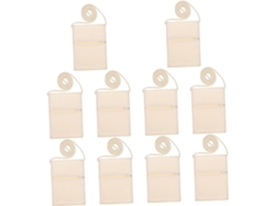 Conjunto De 10 Bolsas De Ombro Com Zíper Para Meninos E Meninas, Bolsas De Tecido Não Tecido Com Bolsos.