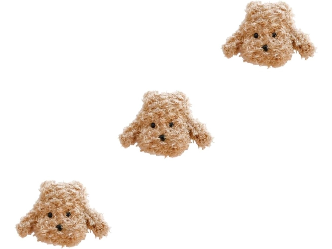 Estuche Para Auriculares Inalámbricos Con Diseño De Perro De Dibujos Animados De 3 Piezas Compatible Con