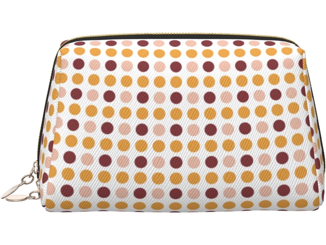 Neceser De Viaje Cuero Organizador Para Mujer Diseño Estampado Vacaciones