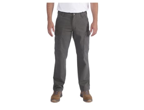 Calça CARHARTT Calças Cargo Rugged Flex Rigby Cinzento 34 / 34